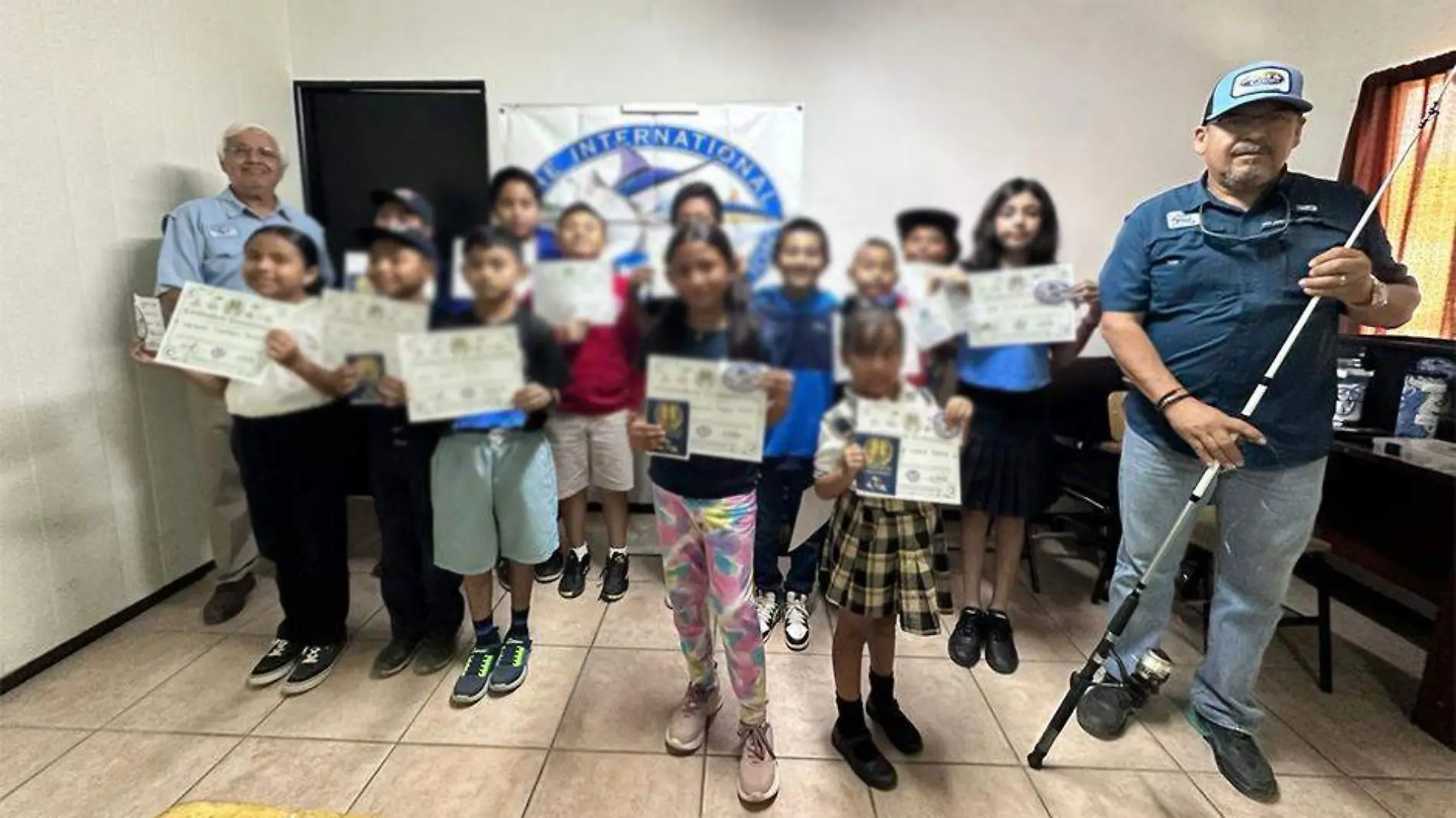 Curso de pesca para ninhos